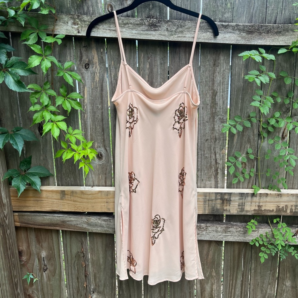 Moda International Pink Floral Mini Dress - Picture 3 of 5